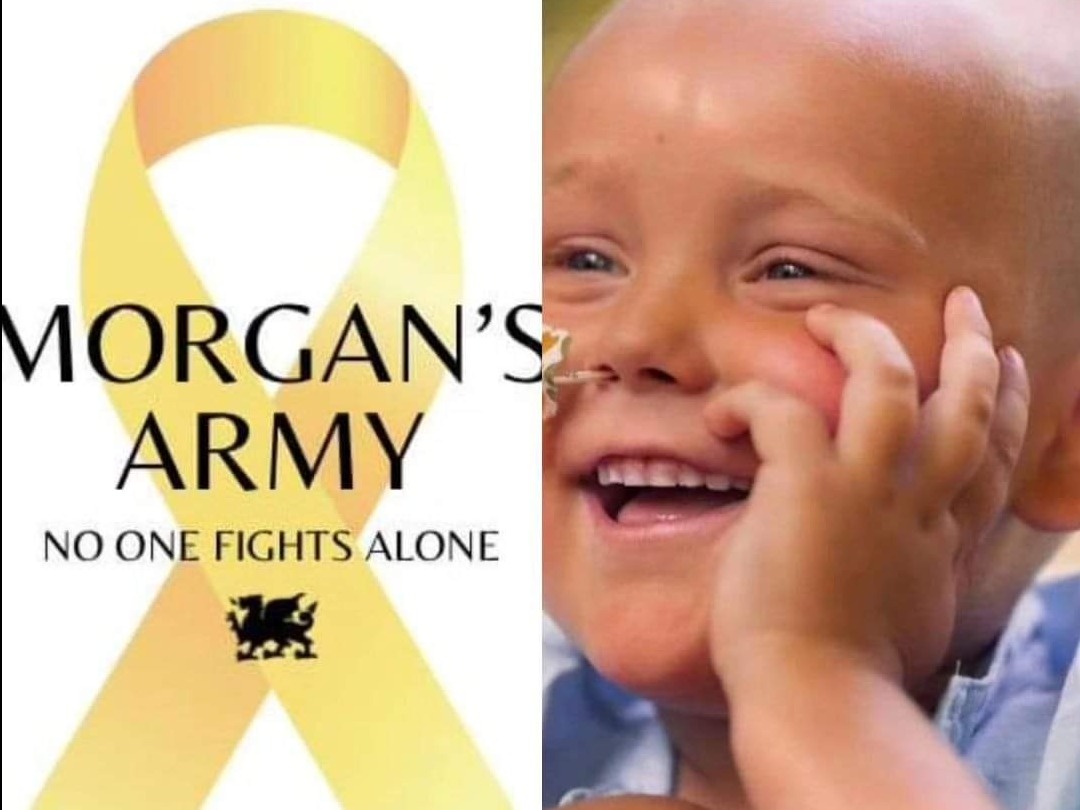 Our local charity we support is Morgan's army.